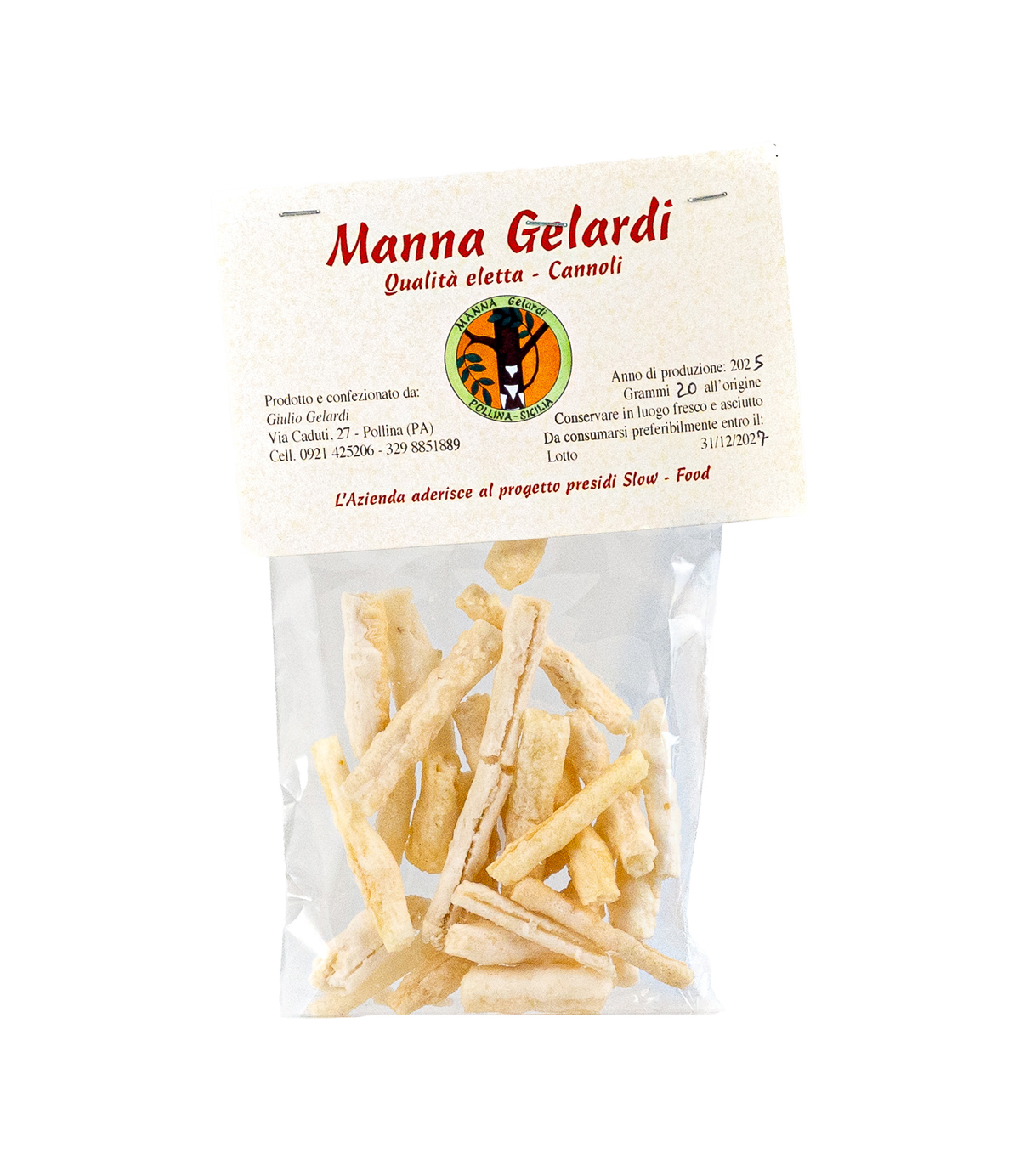 cannoli di manna gelardi