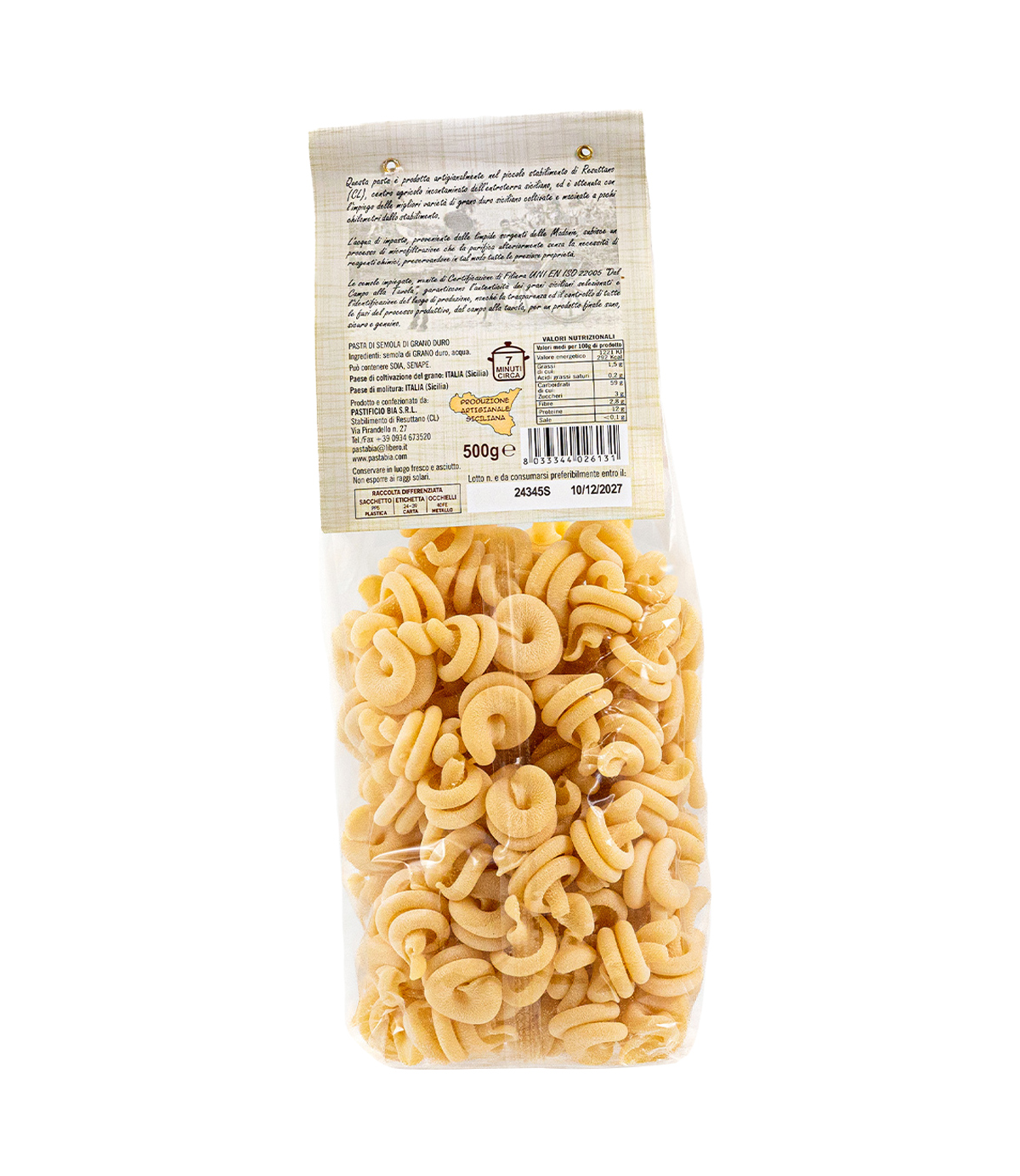 trottole pasta bia