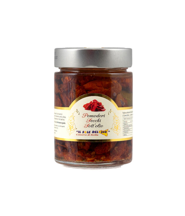 Pomodori Secchi Sott'Olio Artigianali Aromatizzati – 300g